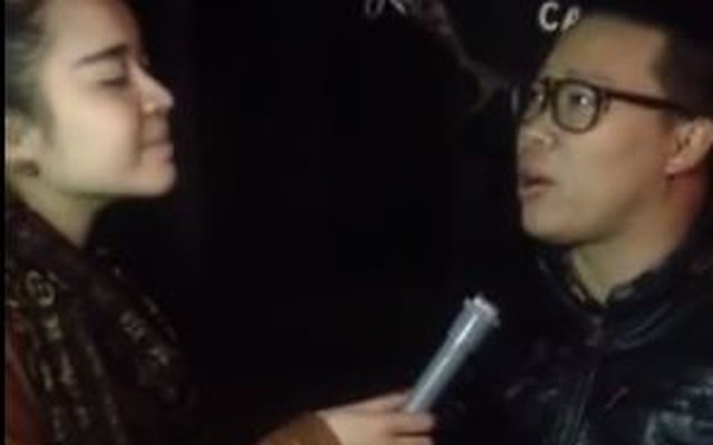 Vũ Hạnh Nguyên và thanh niên trẻ chửi tục trong clip phỏng vấn
