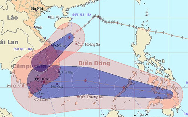 Bão Krosa vừa suy yếu, bão chồng bão lại xuất hiện trên biển Đông