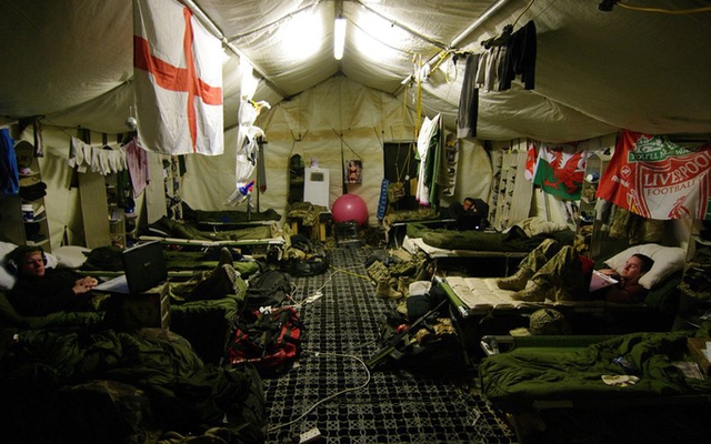Sinh hoạt của binh lính Anh ở Afghanistan