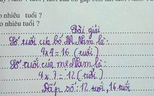 Đề Toán 'tảo hôn' khiến cộng đồng mạng chào thua