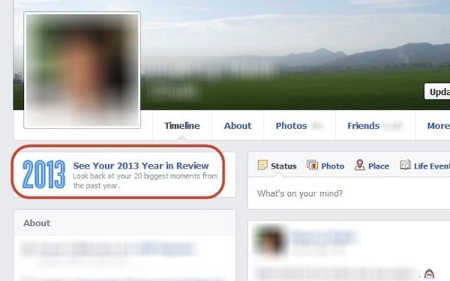 Facebook của bạn có gì "hot" trong năm 2013?