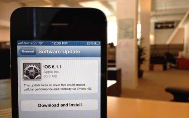 iOS 6.1.2 sửa lỗi bảo mật và pin sắp được ra mắt