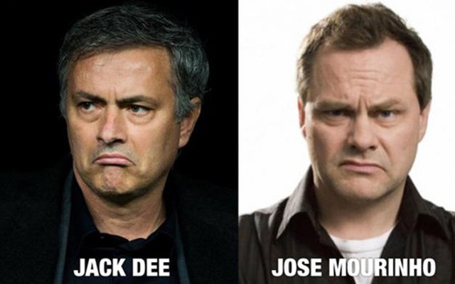 Mourinho ngày càng giống diễn viên hài Jack Dee?