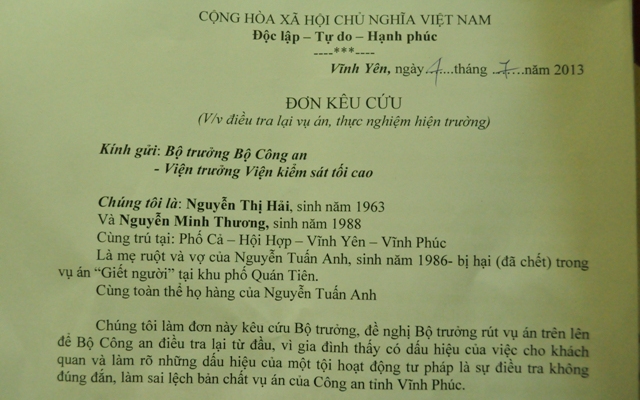 Vụ quan tài "diễu phố": Gia đình nạn nhân kêu cứu đến Bộ Công an