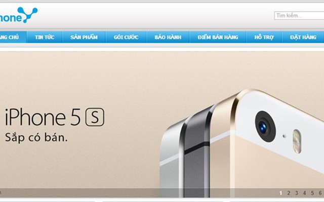 Giá iPhone 5S chính hãng VinaPhone từ 15,6 triệu