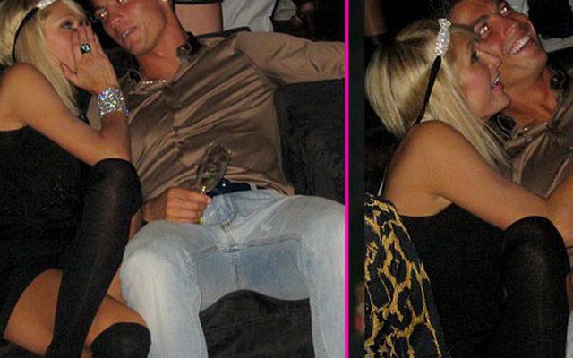 Cris Ronaldo hú hý với Paris Hilton sau 5 năm xa cách