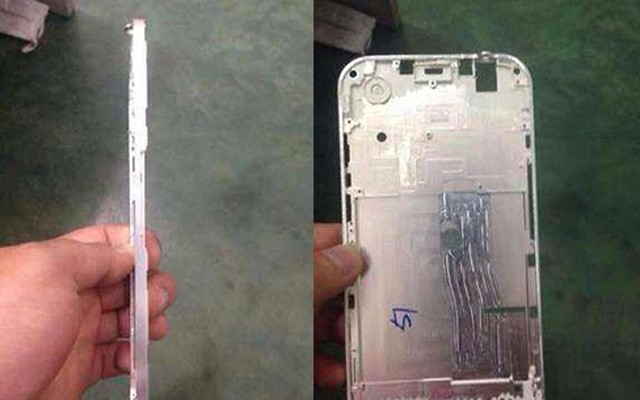Lộ diện hình ảnh khung nhôm của iPhone 6
