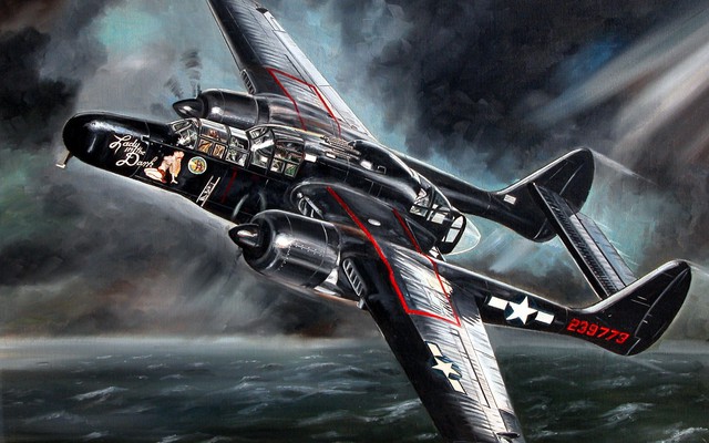 Hình ảnh “góa phụ đen” Northrop P-61 đáng sợ của Mỹ