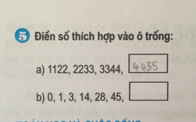 "Bó tay" với bài toán đố của học sinh lớp 3