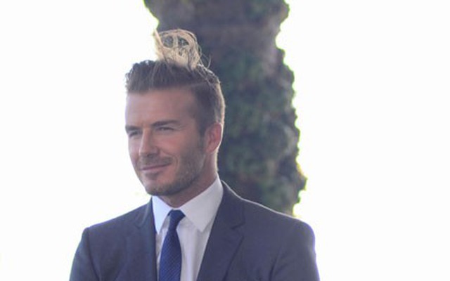 Beckham trình làng kiểu tóc xấu nhất trong cuộc đời