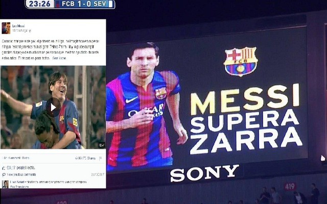 Chia sẻ xúc động của Lionel Messi