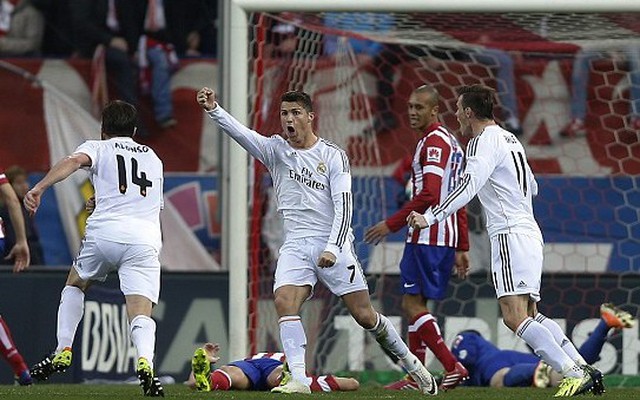 Atletico 2-2 Real: Cris Ronaldo cứu rỗi Real