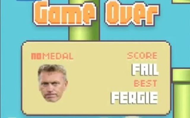 TIN VẮN TỐI 12/2: Flappy Bird phiên bản David Moyes