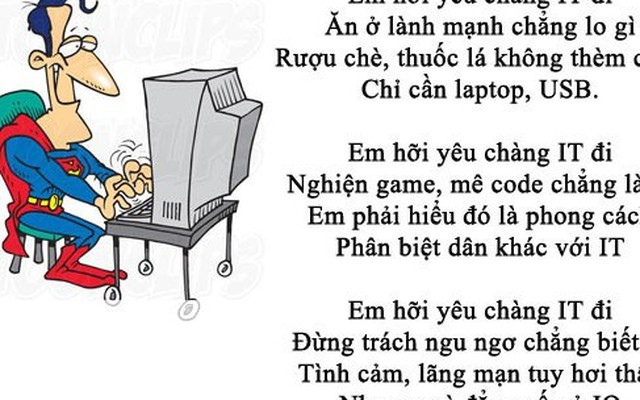 Thơ tình hài hước của chàng IT "hạ gục" trái tim mọi phụ nữ