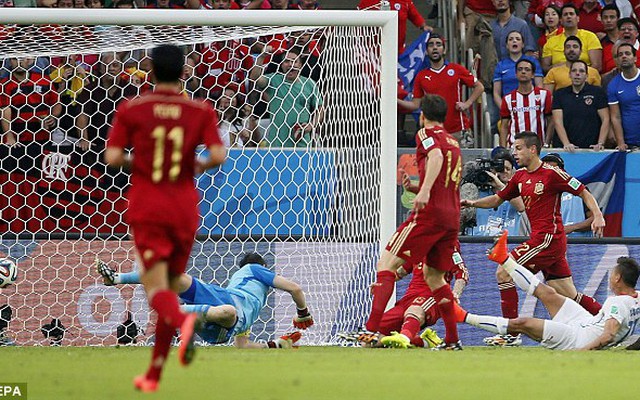 [Độc quyền] Clip 3D trận Tây Ban Nha 0-2 Chile