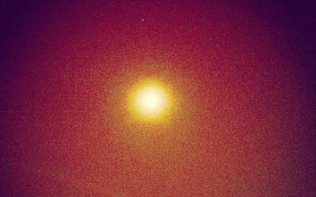 Hình ảnh "Mặt trăng máu" diễn ra trên bầu trời