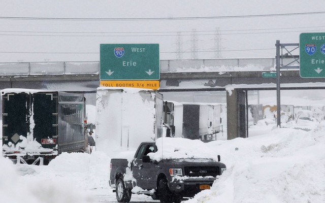 Siêu bão tuyết và những con số kinh hoàng tại Mỹ