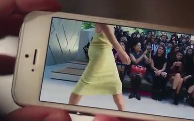 Apple dùng iPhone 5S để quay clip trình diễn thời trang