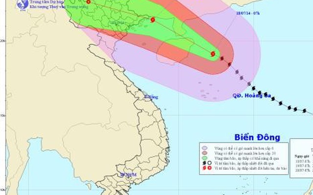 Bão Thần Sấm giật cấp 13 sắp vào Quảng Ninh, Hải Phòng