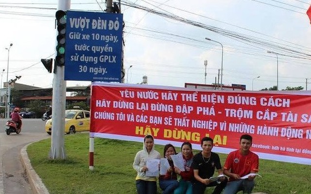 Lan truyền thông điệp: Hãy yêu nước một cách tỉnh táo!