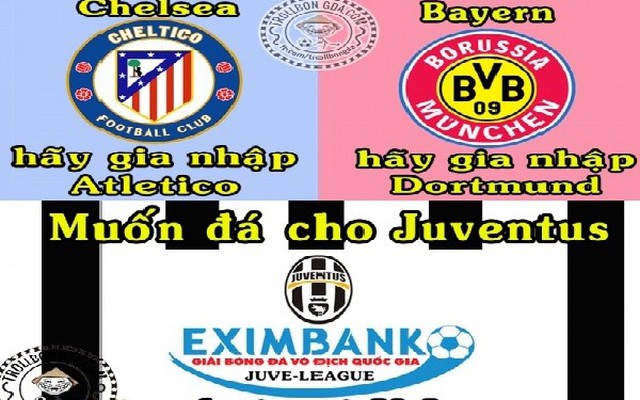 Ảnh chế: V-League, nơi chắp cánh ước mơ sang "Juventus"