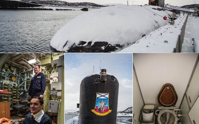 Dạo một vòng trên tàu ngầm hạt nhân hiện đại nhất Hải quân Nga