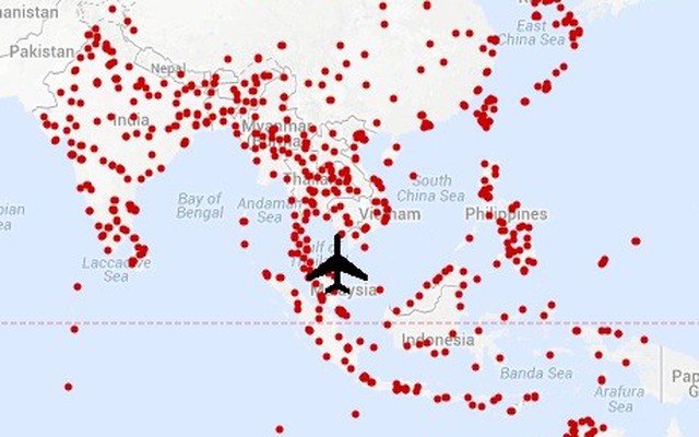 Máy bay Malaysia có thể hạ cánh ở đâu?