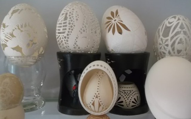 Vỏ trứng “siêu đẹp” thành quà Giáng sinh “gây sốt” ở Sài Gòn