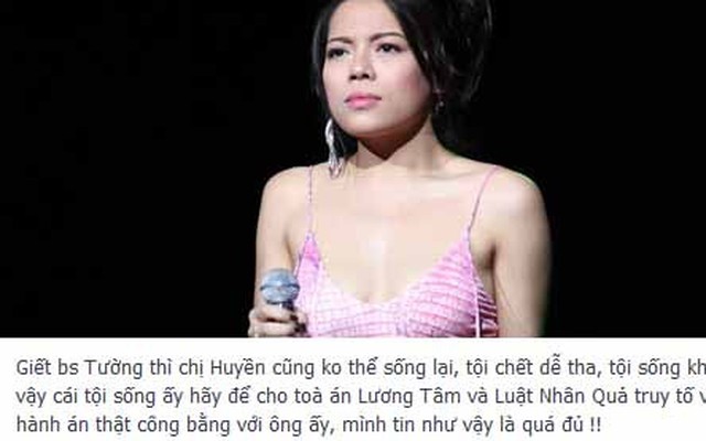 Hà Linh: 'Giết bác sĩ Tường thì chị Huyền cũng không sống lại'