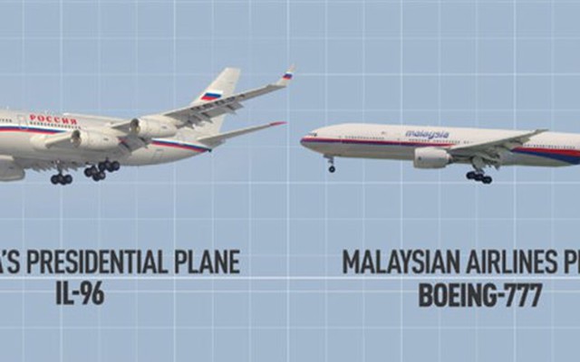 Máy bay Malaysia bị bắn vì giống chuyên cơ chở ông Putin?
