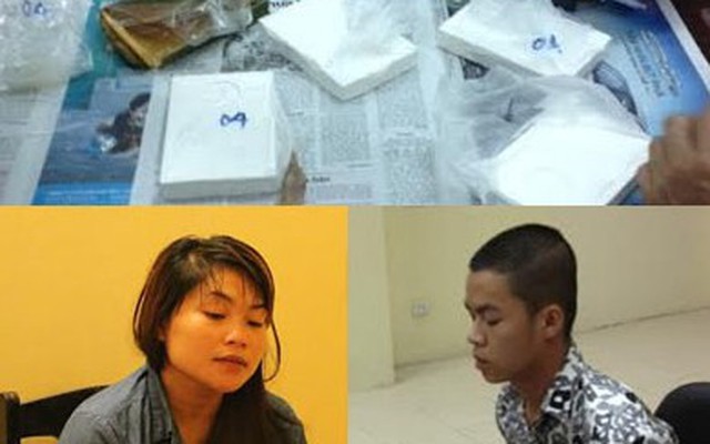 Cặp đôi “ôm” 1,3kg ma túy từ Nghệ An ra Hà Nội tiêu thụ