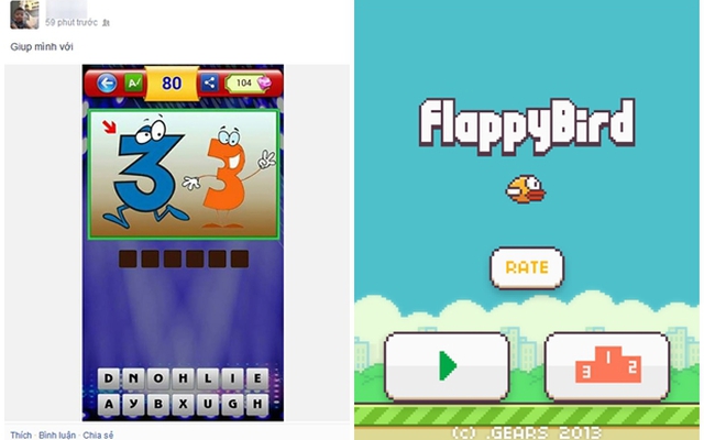 Game Bắt chữ: Flappy bird phiên bản 2 của người Việt?