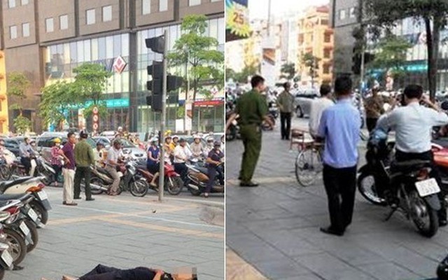 Hà Nội: Dừng xe nghe điện thoại, thanh niên bị đâm gục trên phố