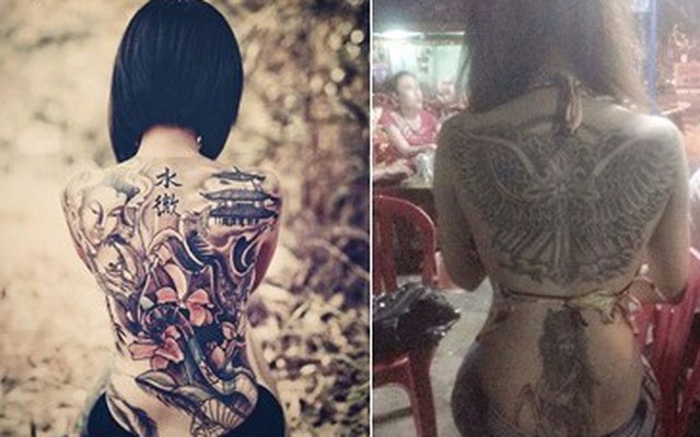 Cô nàng sở hữu hình xăm đẹp và khủng nhất Việt Nam