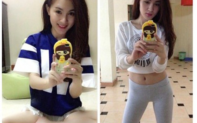 'Nóng mắt' với tư thế nhạy cảm hot girl Kelly Nguyễn