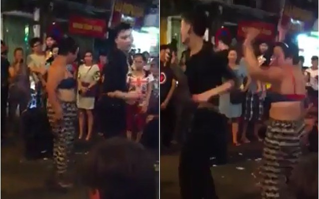 Ngạc nhiên với màn nhảy sexy ít gặp trên phố Hà Nội