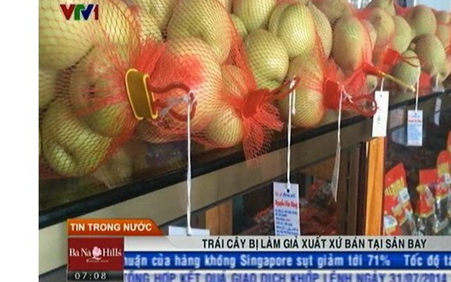 Sự thật bất ngờ về nguồn gốc hoa quả tại sân bay Nội Bài
