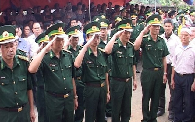 Phong hàm cho hai chiến sỹ hy sinh tại Bắc Phong Sinh