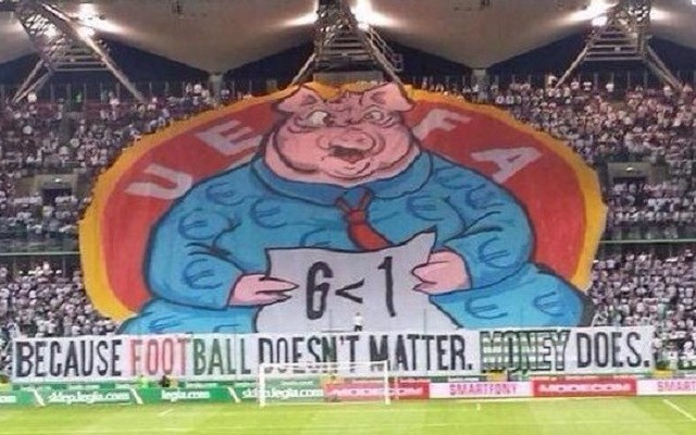 UEFA bị tố là "con lợn hám tiền"