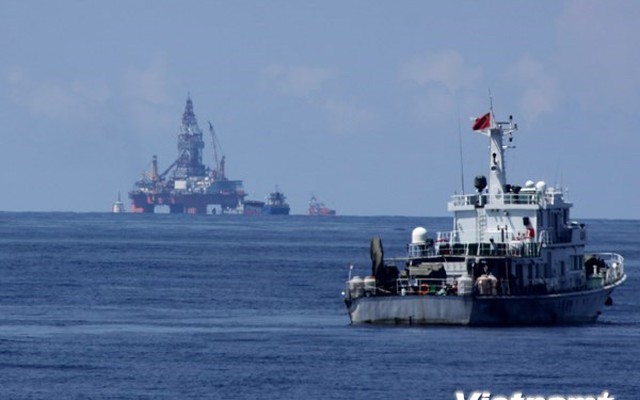 Tàu Việt Nam cách vị trí mới của Hải Dương 981 hơn 10 hải lý