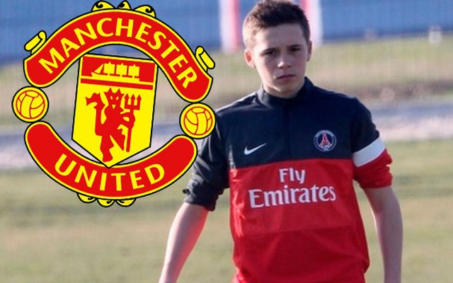 Con trai Beckham tìm đường về Man United