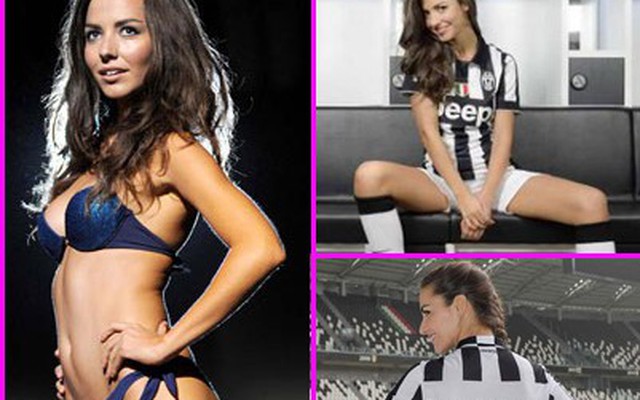 Fan nữ sexy cổ vũ Juventus đè bẹp Real