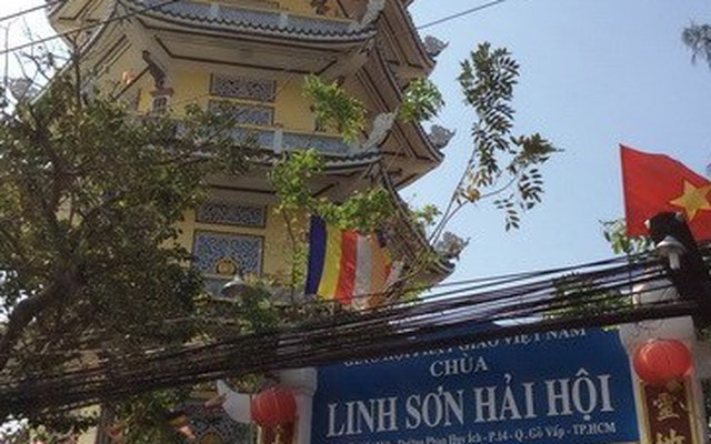 Nhảy xuống từ tháp chùa Linh Sơn, một cụ ông chết tại chỗ