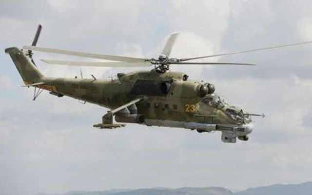 Mi-24 trình diễn màn thả bom ngoạn mục ở Syria