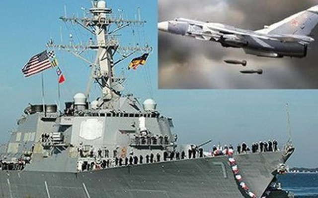 Siêu hạm Aegis Mỹ lại bị Su-24 đuổi chạy trên biển Đen