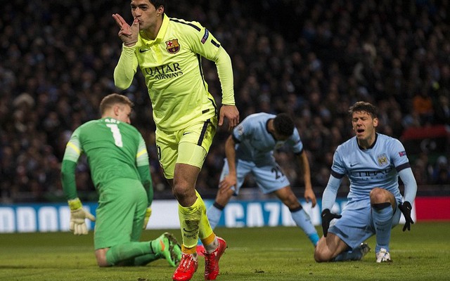 Man City 1-2 Barcelona: Suarez trở lại, lợi hại không ngờ