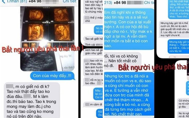 "Loài cầm thú" ép bạn gái phá thai lần 2 khiến dân mạng sôi sục