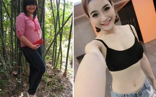 "Cô nàng bụng phệ" đổi đời nhờ giảm được 27kg