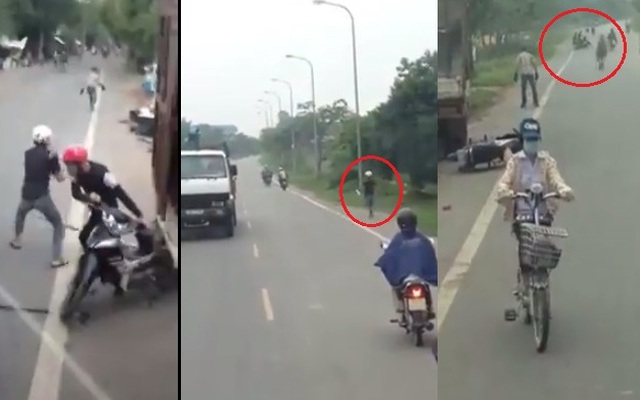 Hà Nội: Trộm chó bị phát hiện, cầm mã tấu cướp xe máy bỏ trốn
