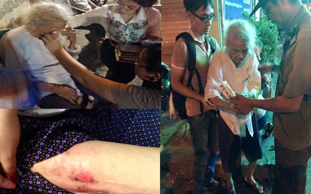Hà Nội: Cụ bà 92 tuổi ngồi khóc giữa đường lúc đêm khuya